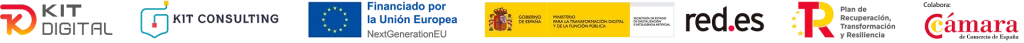 Logotipos del programa Kit Digital y de los fondos Next Generation EU